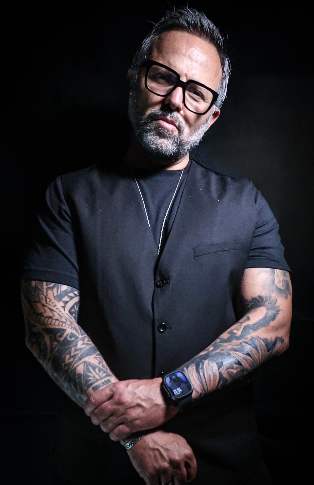 Editorial portrait of Christos Michailidis