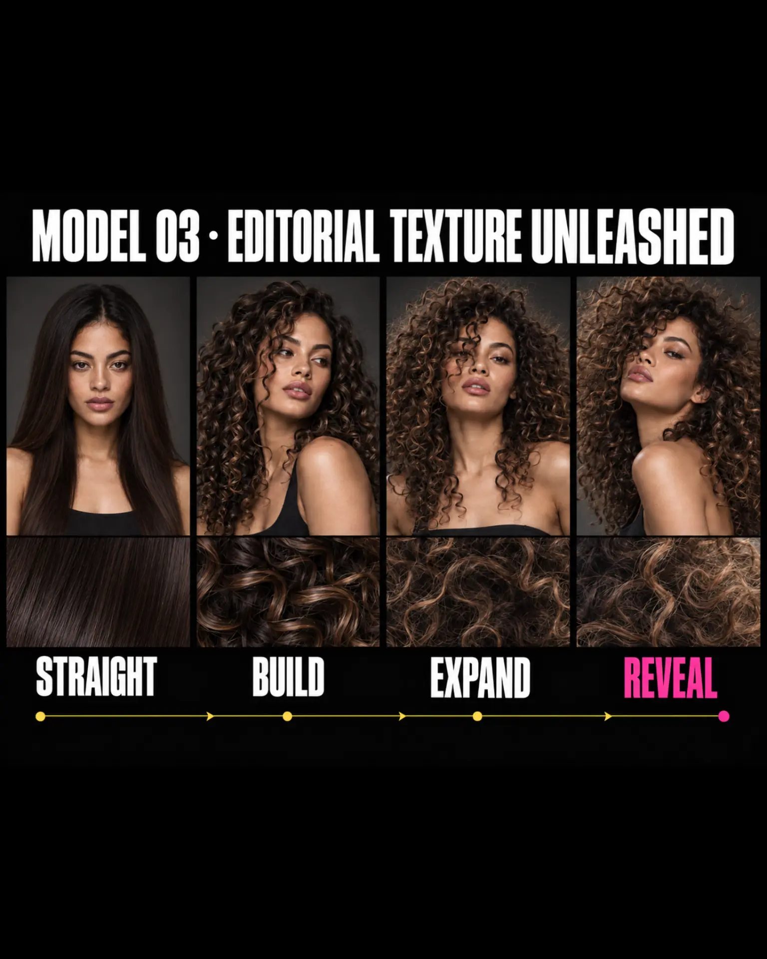 Model 03 editorial texture direction moodboard