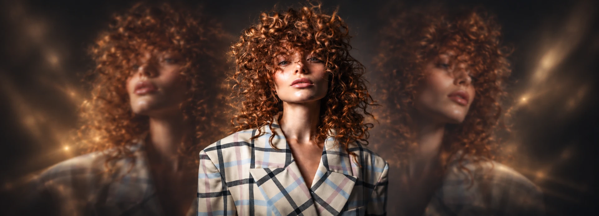 Copper editorial curls from the Model 03 Düsseldorf journey